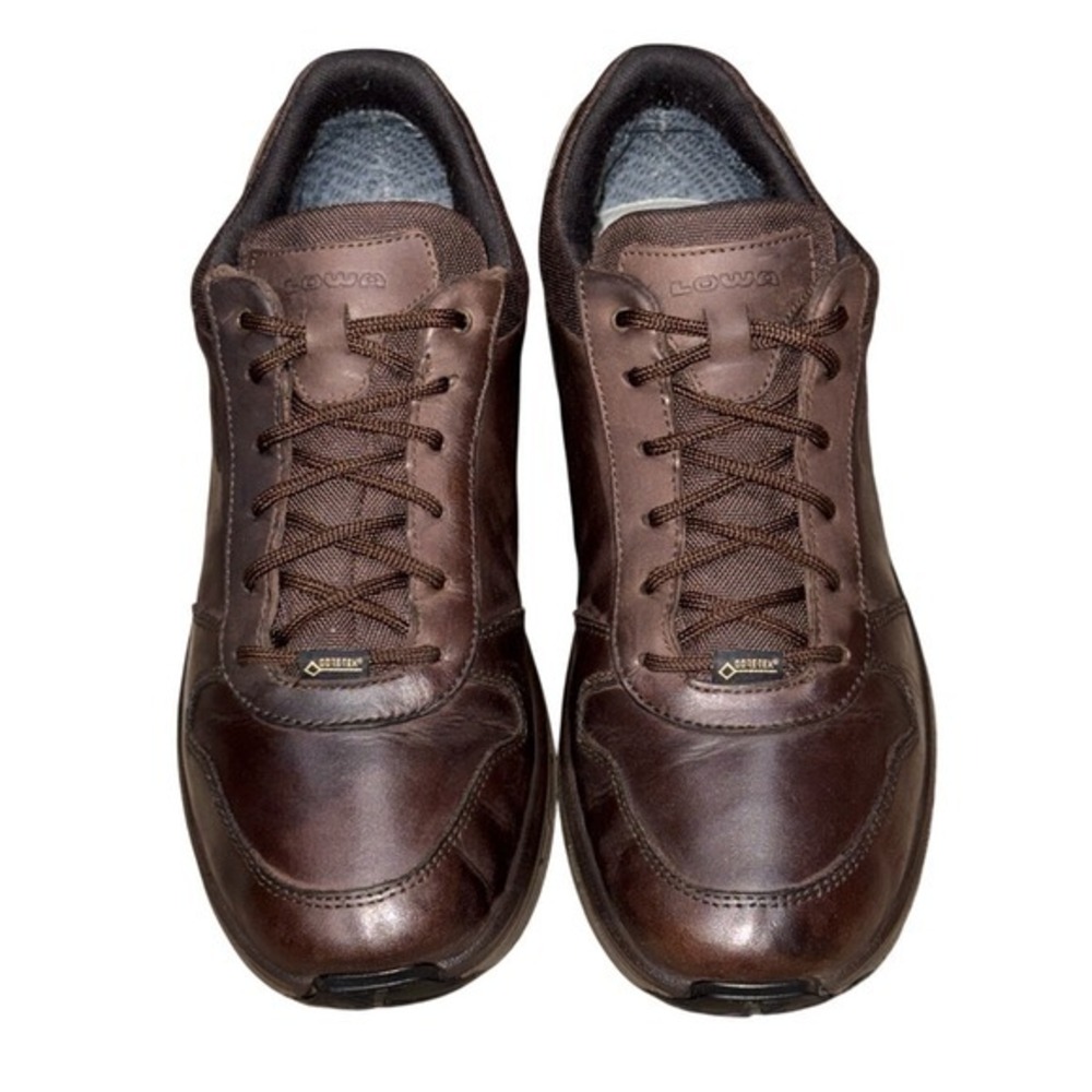 LOWA Walker GTX Gore-Tex Waterproof Leather Walking Hiking Shoes Brown | Sz 11